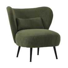 Aleyn Corduroy Velvet Wing Back Chair